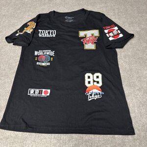 R GSTR T-shirt ‎ Med Japan Fearless Tokyo Warrior Shibuya Osaka Kyoto Tiger 89